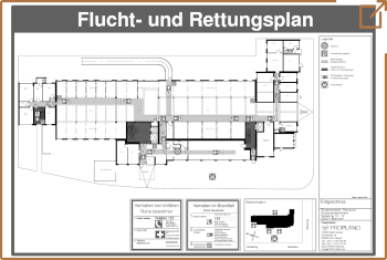 Feuerwehr-/Flucht-u. Rettungspläne